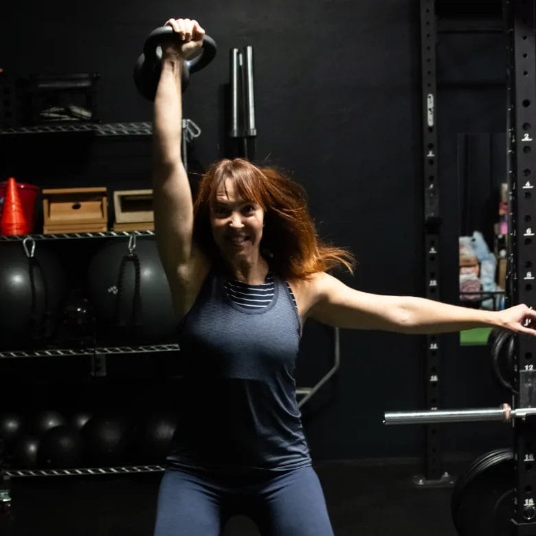 Woman getting stronger